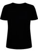 Crew neck cotton T-shirt with print, Black W. Heart L., Packshot image number 1