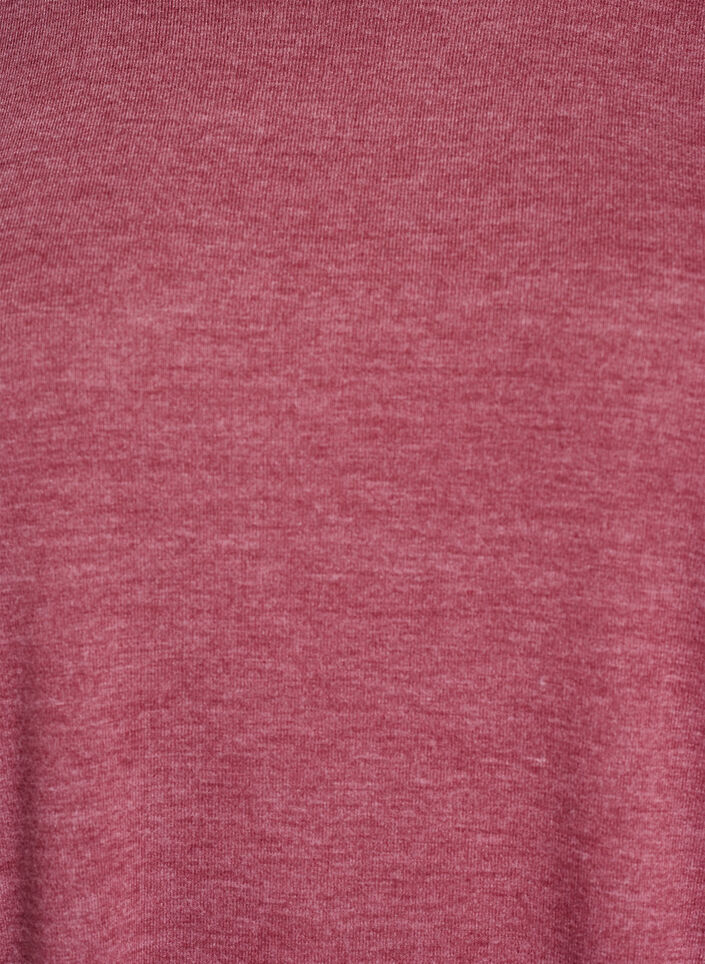 Jersey blouse with 3/4 sleeves, Red, Packshot image number 2