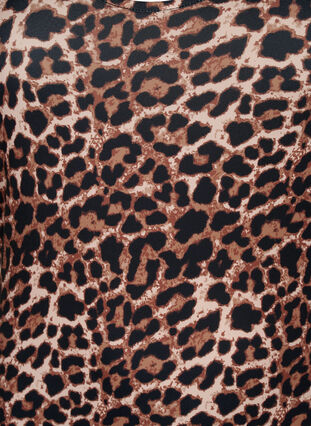Close-fitting leopard print dress with a cut-out, Leopard AOP, Packshot image number 2