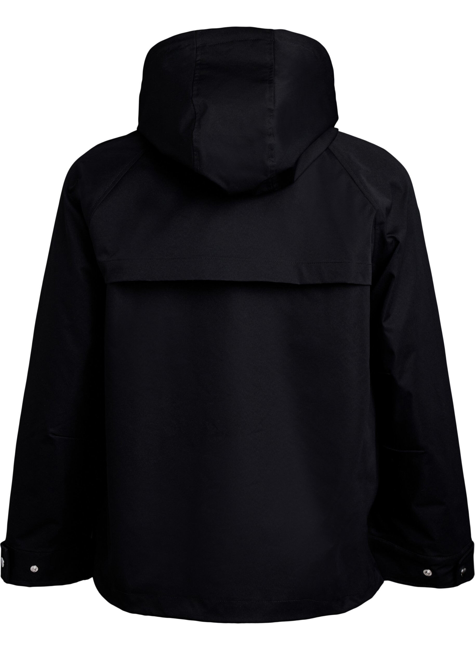 ZizzifashionShort spring jacket with detachable hood, Black, Packshot image number 1