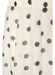 A-line midi skirt with polka dots, Vanilla, Packshot image number 2
