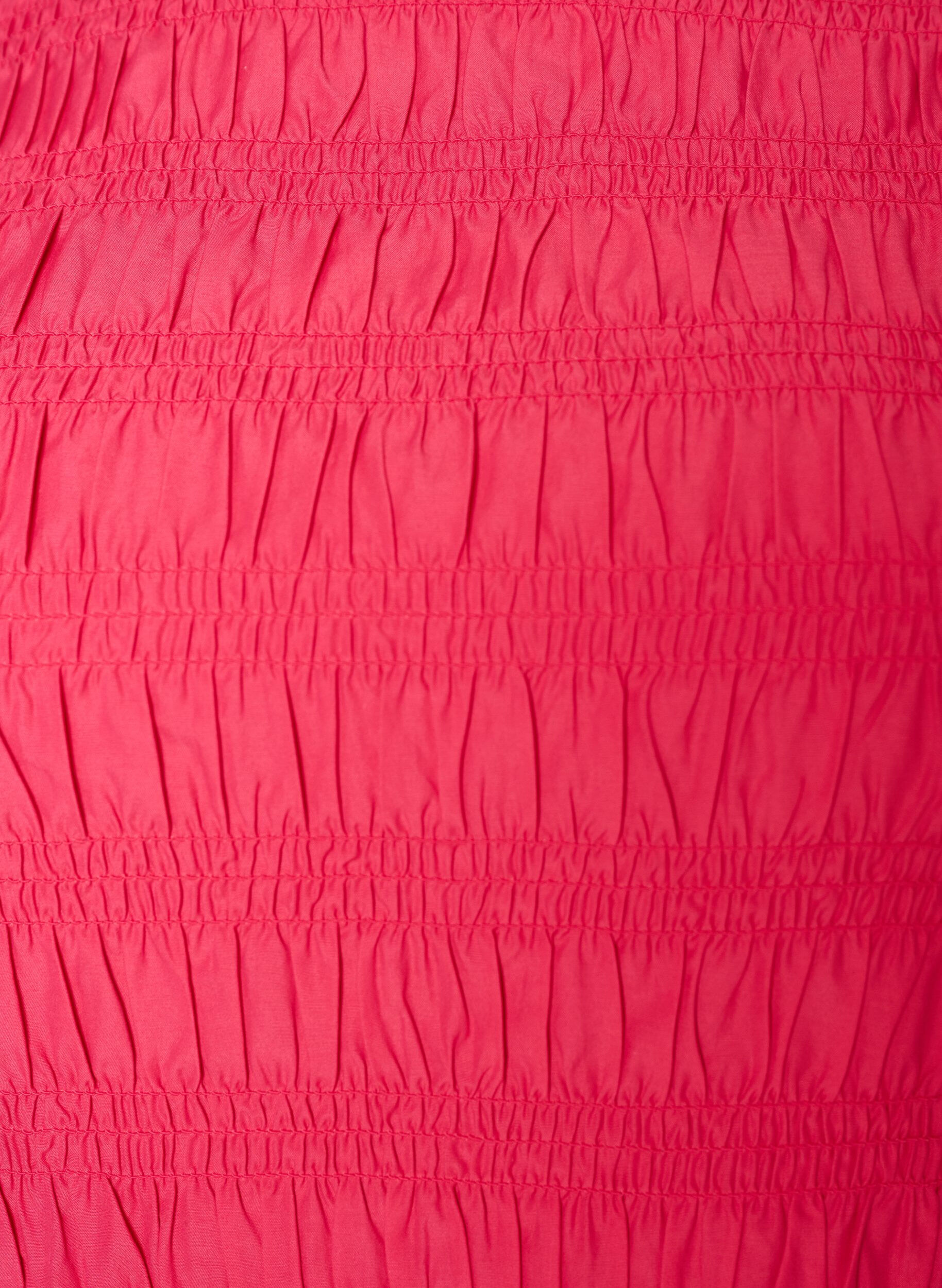 ZizzifashionSmock top with boat neck and peplum hem, Rose, Packshot image number 2