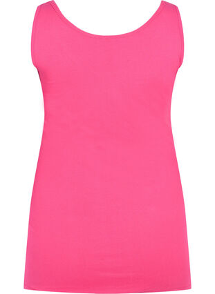 Solid colour basic top, Fandango Pink, Packshot image number 1