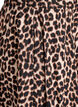 A-line midi skirt with leopard print, Brown, Packshot image number 3