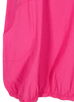 Sleeveless cotton dress, Fuchsia Purple, Packshot image number 3