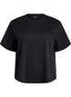 Boxy cotton T-shirt, Black, Packshot image number 0