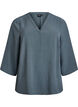 Blouse with 3/4 sleeves, Green, Packshot image number 0