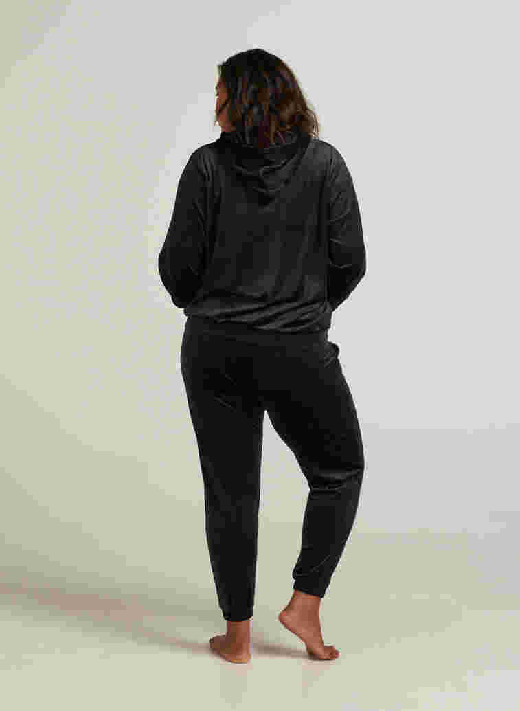 Homewear trousers, Black, Model image number 1