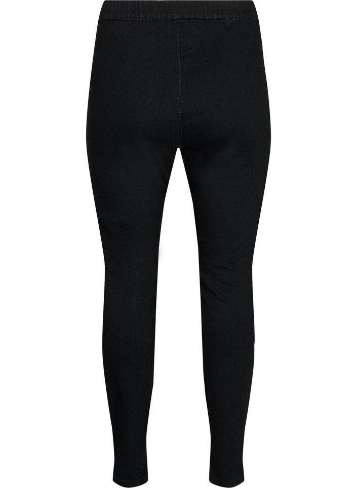FLASH - Close-fitting jeggings with high waist, Black, Packshot image number 1