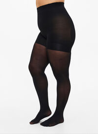 Tights in 40 denier with push-up effect., Black, Model