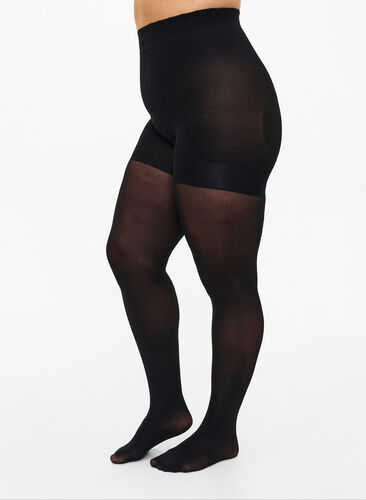Tights in 40 denier with push-up effect., Black, Model image number 0