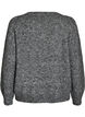Jumper with flower appliqu&eacute;, Grey, Packshot image number 1