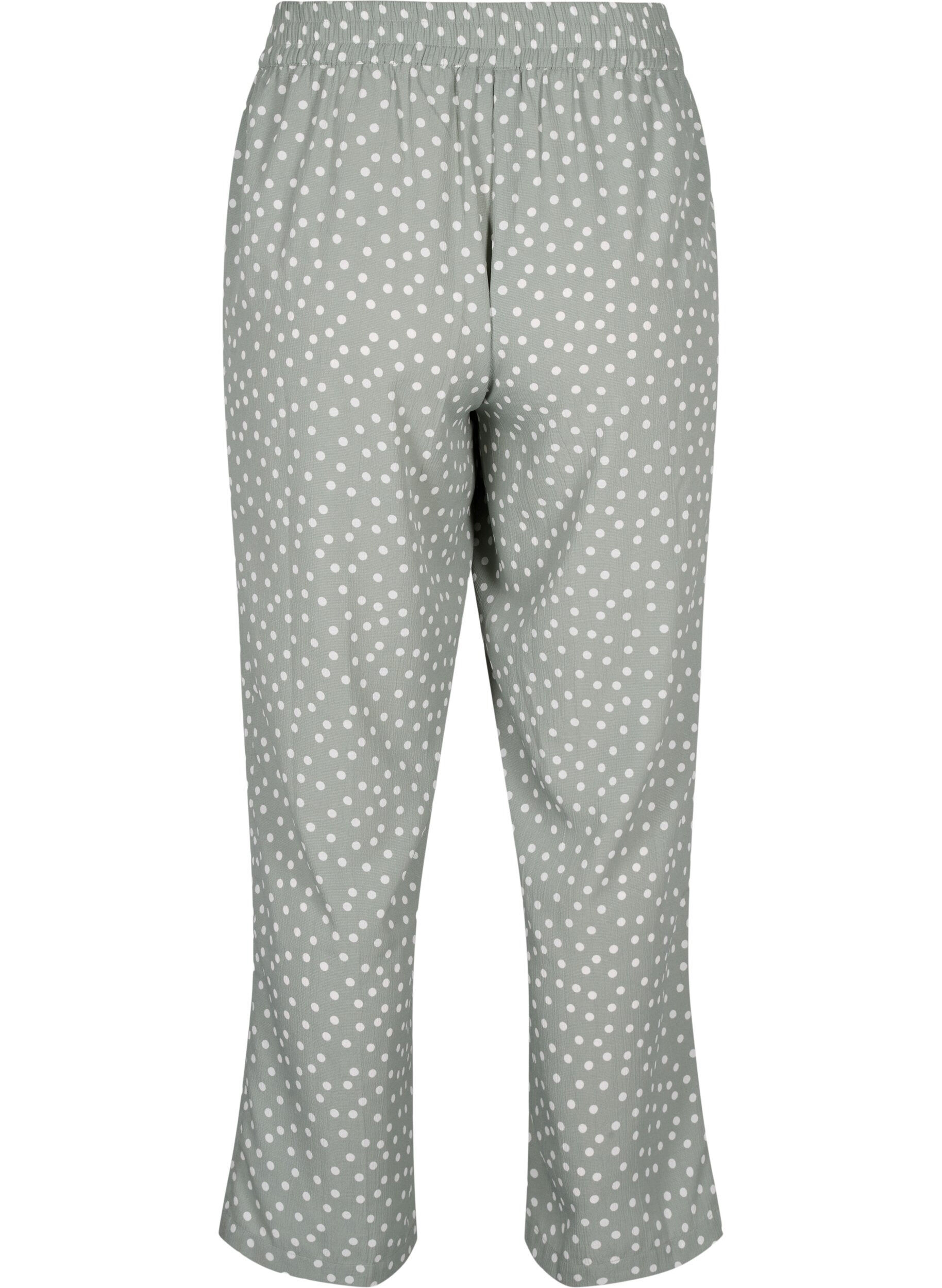 Zizzifashion Pants with print and pockets, Green, Packshot image number 1