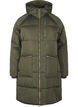 Puffer coat with hood, Green, Packshot image number 0