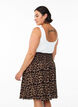 FLASH - Short skirt with smocked waist, Brown, Model image number 2