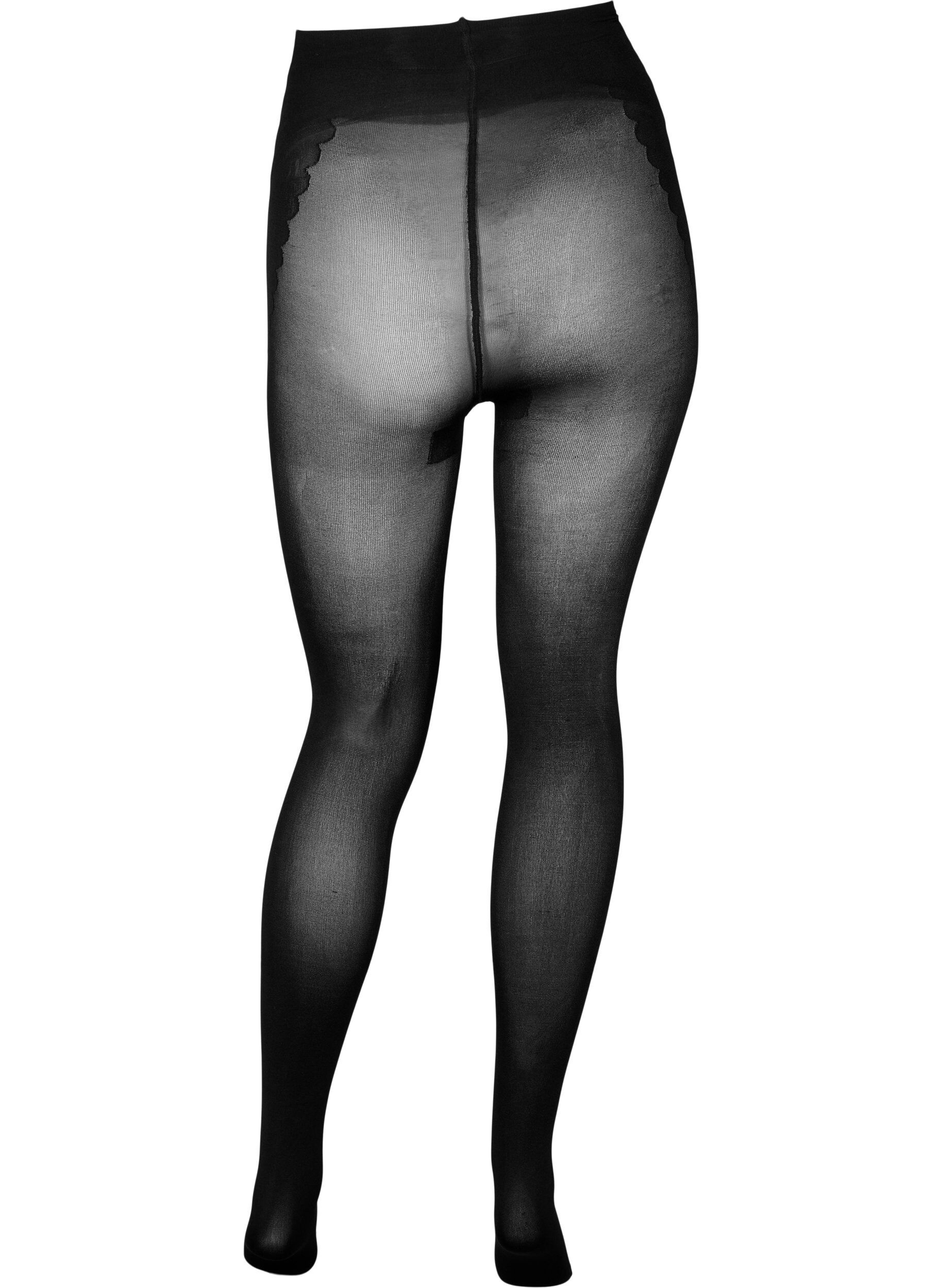 Zizzifashion Pregnancy tights in 100 denier, Black, Packshot image number 1