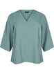 Blouse with 3/4 sleeves, Green, Packshot image number 0