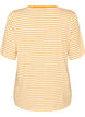 T-shirt with TENCEL&trade; Lyocell and stripes, Yellow, Packshot image number 1
