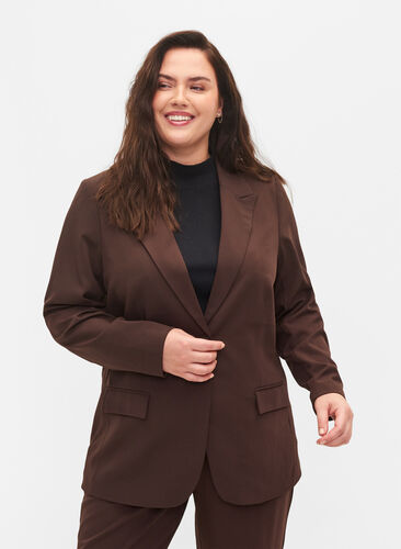 Classic blazer with pockets, Java, Model image number 0