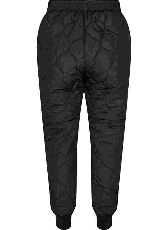 Quilted thermal trousers, Black, Packshot image number 1
