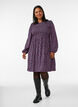 Dress with a smocked top and ditsy floral pattern, Blue, Model image number 1