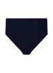 High-waisted bikini bottoms with texture, Blue, Packshot image number 1
