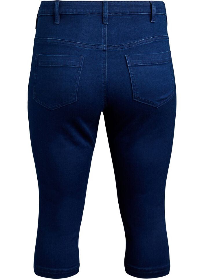 High-waisted Amy capri jeans with super slim fit, Blue, Packshot image number 1