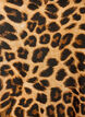 Blouse with leopard print and ruffle details, Brown, Packshot image number 2