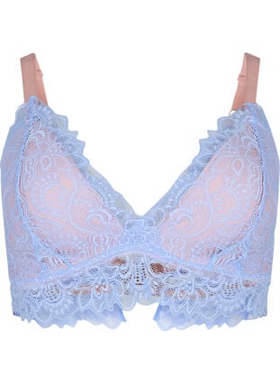 Bralette with lace and soft padding, Serenity, Packshot image number 0