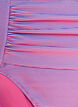 High-waisted bikini briefs with a striped texture, Pink, Packshot image number 2