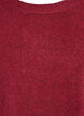 Long knitted blouse with ball buttons, Dark Bordeaux, Packshot image number 2