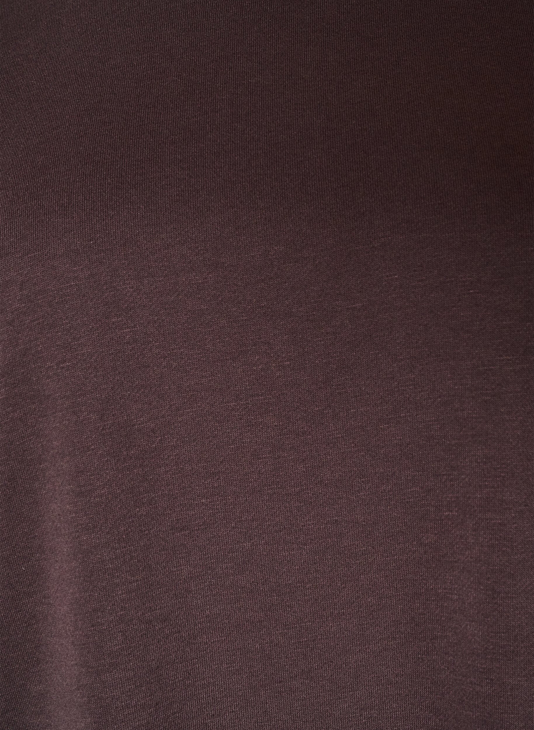 ZizzifashionLoose sweatshirt dress with pockets, Brown, Packshot image number 2