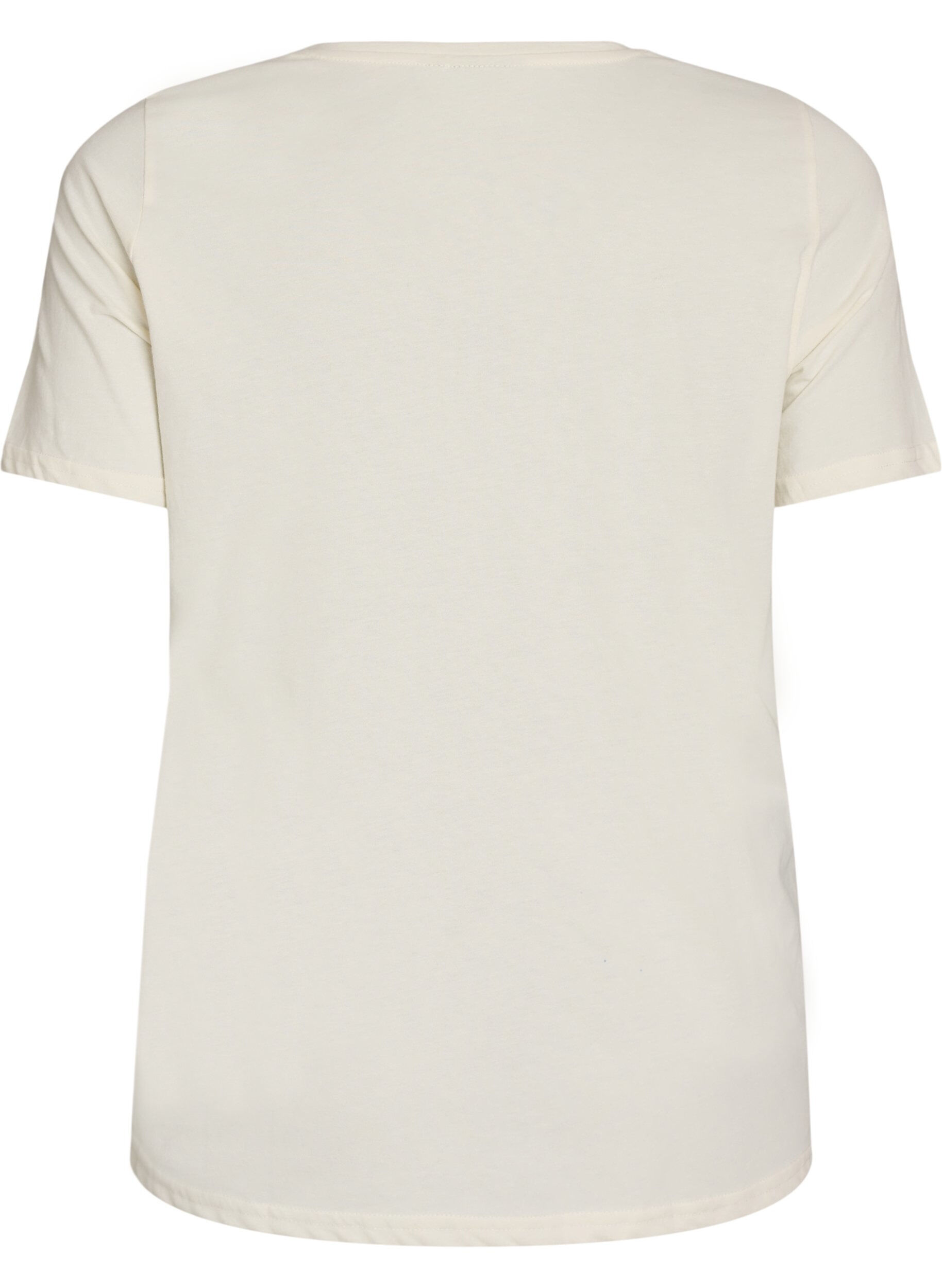 ZizzifashionT-shirt with motif, White, Packshot image number 1