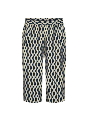 Culotte trousers with print, Oval AOP, Packshot image number 0