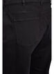 Loose jeans with cropped length, Black, Packshot image number 3