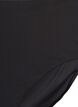 Solid coloured high-waisted bikini bottom, Black, Packshot image number 2