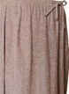 A-line midi skirt in linen and viscose, Brown, Packshot image number 2
