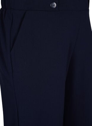 Ankle length trousers with loose fit, Night Sky, Packshot image number 2