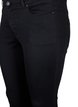 Viona regular waist jeans, Black, Packshot image number 2