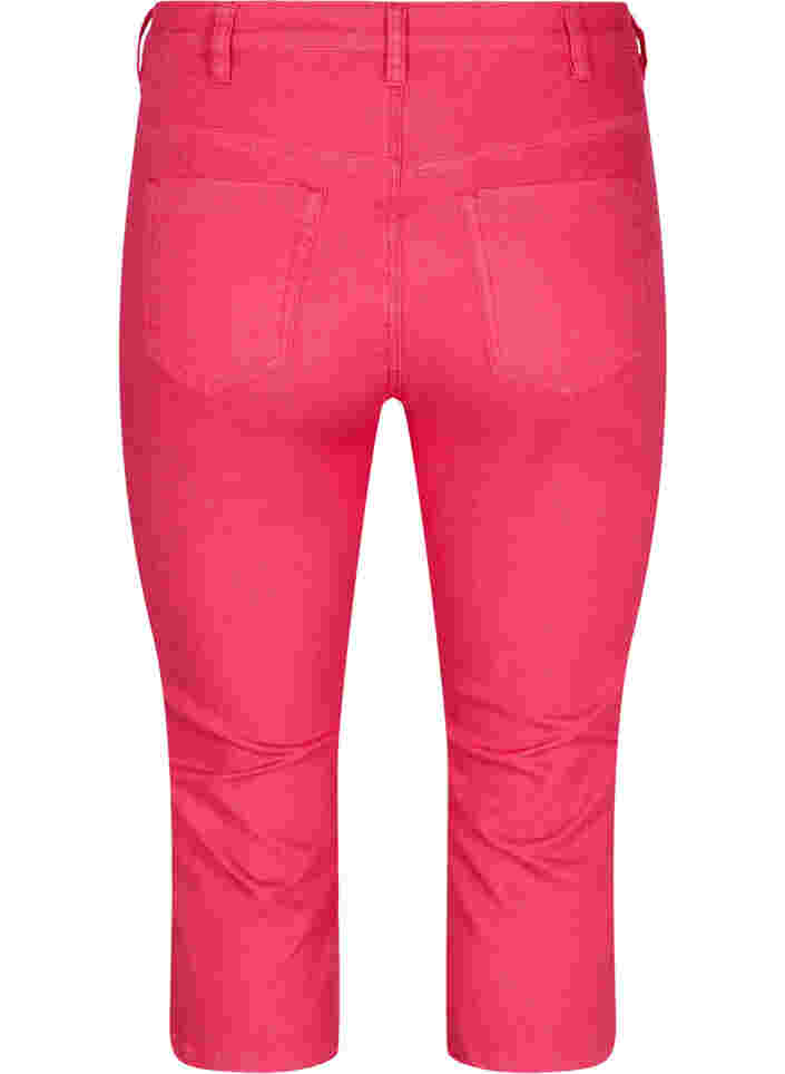 Close-fitting capris with zip, Pink, Packshot image number 1