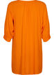 Viscose tunic with 3/4 sleeves, Orange, Packshot image number 1
