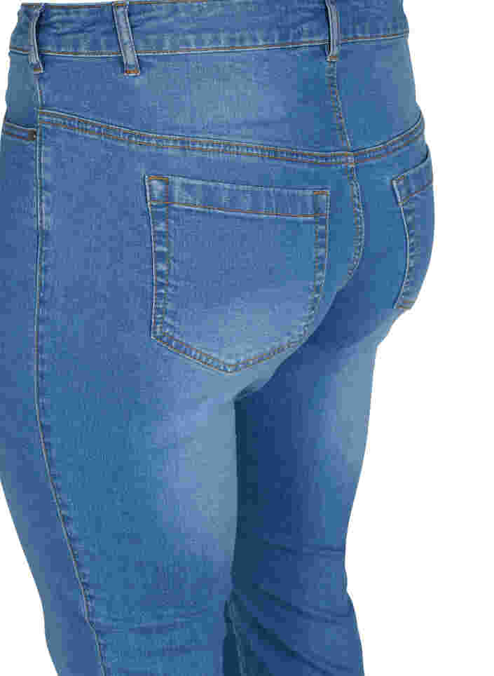 High-waisted Ellen bootcut jeans, Light blue, Packshot image number 3