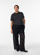 Polka dot cotton T-shirt, Black, Model image number 1