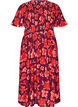 Dress with smocking and floral print, Purple, Packshot image number 0