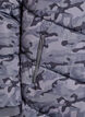 Long camouflage puffer jacket, Dark Grey, Packshot image number 3