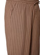 Loose trousers with high waist and pockets, Brown, Packshot image number 2
