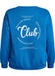 Sweatshirt with front motif, Blue, Packshot image number 1
