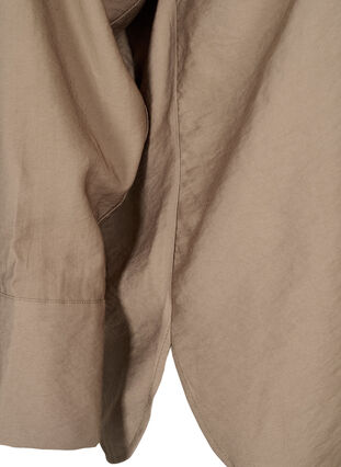 Long-sleeved viscose shirt, Timber Wolf, Packshot image number 3
