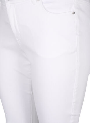 Viona regular waist jeans, White, Packshot image number 2