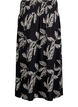 FLASH - Viscose maxi skirt with smocking, Black, Packshot image number 1